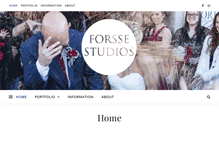 Tablet Screenshot of forssestudios.com